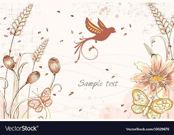 Colorful floral background vector image