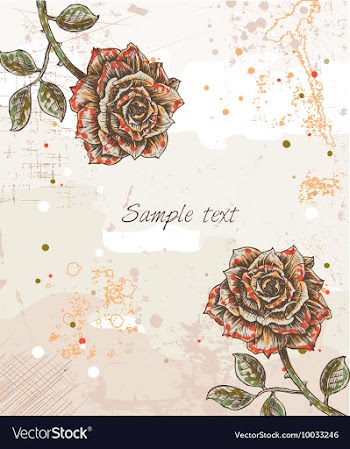 Colorful floral background vector image