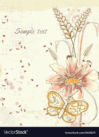 Colorful floral background vector image