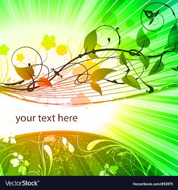 Colorful floral background vector image