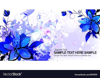 Colorful floral background vector image