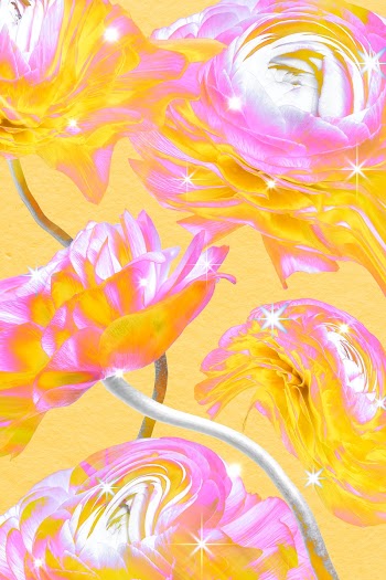 Colorful floral background wallpaper, trippy… | Free stock illustration | High Resolution graphic