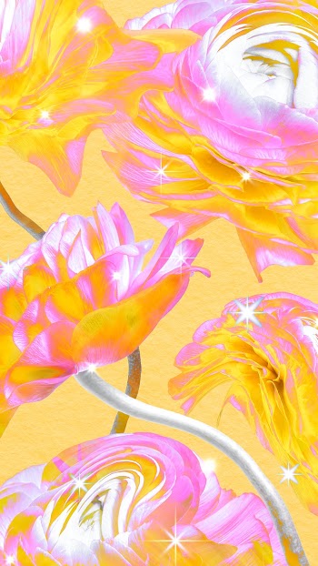 Colorful floral background wallpaper, trippy… | Free stock illustration | High Resolution graphic