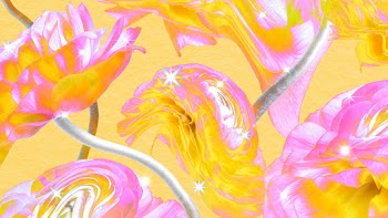 Colorful floral background wallpaper, trippy… | Free stock illustration | High Resolution graphic