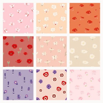 Colorful floral pattern vector illustration | Free Vector - rawpixel