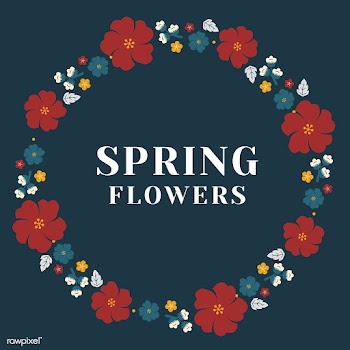 Colorful flower border | Free stock vector - 553133