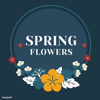 Colorful flower border | Free stock vector - 553178