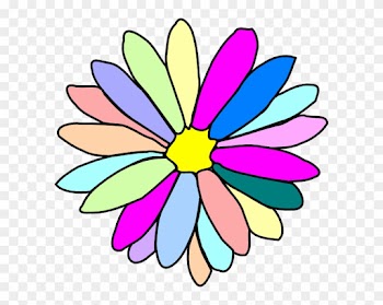 Colorful Flower Clip Art At Clker Com Vector Online - Flower Clip Art