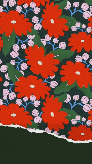 Colorful flower mobile wallpaper, ripped | Free Photo - rawpixel