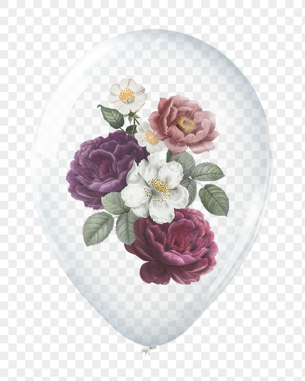 Colorful flower png, bouquet in clear | Free PNG - rawpixel