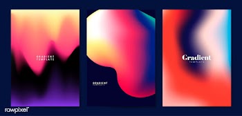 Colorful flyer template design illustration | Free stock vector - 458296