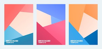 Colorful flyer template design illustration | Free stock vector - 458334