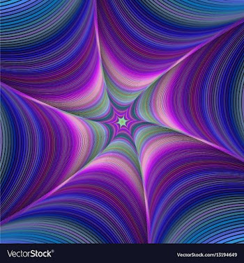Colorful fractal digital art background design vector image