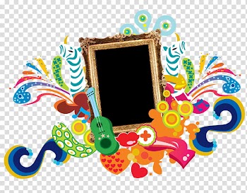 Colorful Frames S, rectangular brown frame transparent background PNG clipart