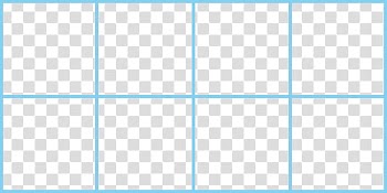 Colorful Frames, teal rectangular frame transparent background PNG clipart