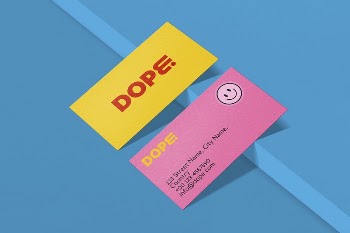 Colorful, funky business card, branding | Free Photo - rawpixel