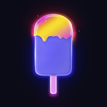 Colorful gelato collage element, 3D | Free PSD - rawpixel