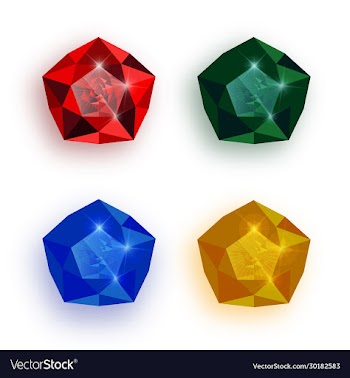 colorful gemstones collection - eps10