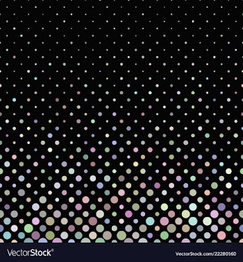 Colorful geometric abstract dot pattern vector image
