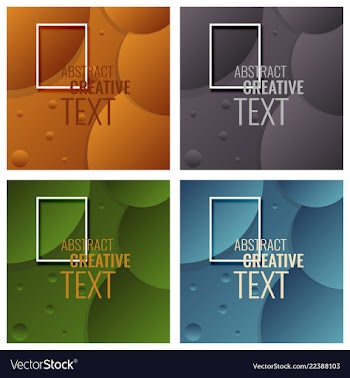 Colorful geometric background fluid shapes vector image