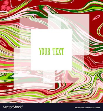 Colorful geometric background fluid shapes vector image