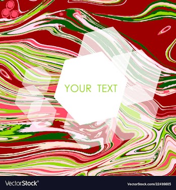 Colorful geometric background fluid shapes vector image