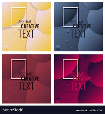 Colorful geometric background fluid shapes vector image