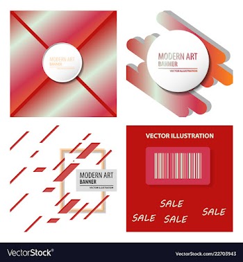 Colorful geometric background fluid shapes vector image