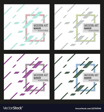 Colorful geometric background fluid shapes vector image
