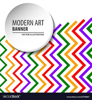Colorful geometric background fluid shapes vector image