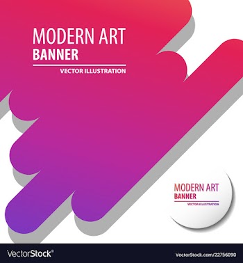 Colorful geometric background fluid shapes vector image