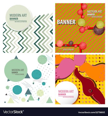 Colorful geometric background fluid shapes vector image