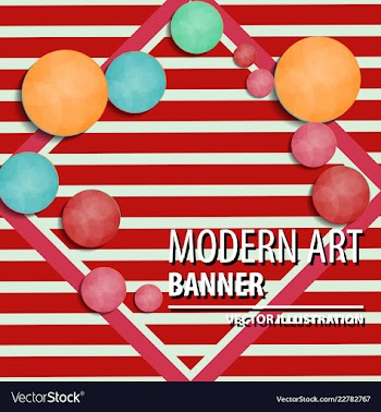 Colorful geometric background fluid shapes vector image