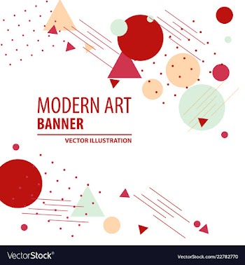 Colorful geometric background fluid shapes vector image