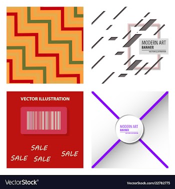 Colorful geometric background fluid shapes vector image