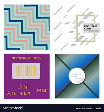 Colorful geometric background fluid shapes vector image
