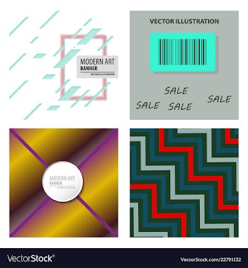 Colorful geometric background fluid shapes vector image