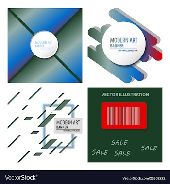 Colorful geometric background fluid shapes vector image
