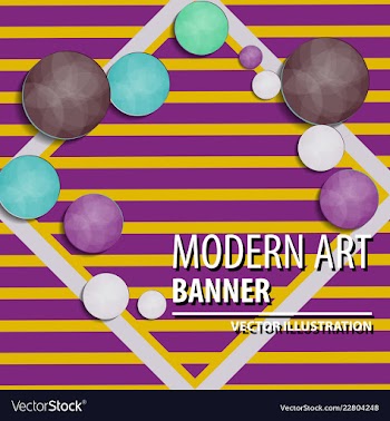 Colorful geometric background fluid shapes vector image