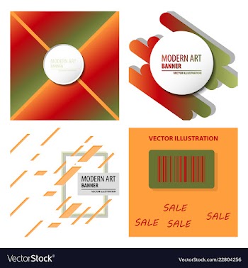 Colorful geometric background fluid shapes vector image