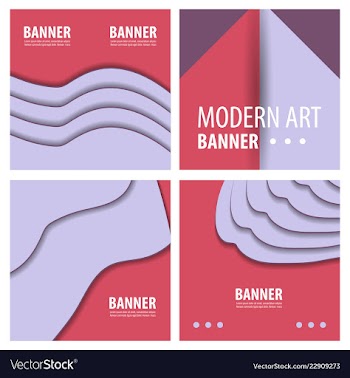 Colorful geometric background fluid shapes vector image