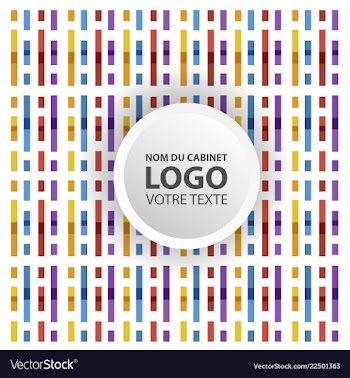 Colorful geometric background simple shapes vector image