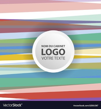 Colorful geometric background simple shapes vector image