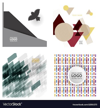 Colorful geometric background simple shapes vector image