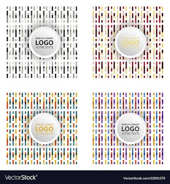 Colorful geometric background simple shapes vector image