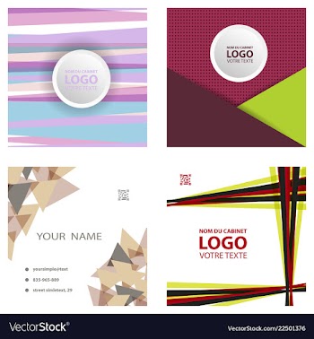 Colorful geometric background simple shapes vector image