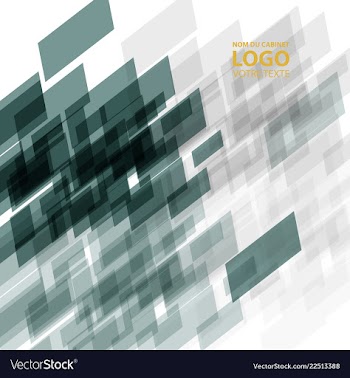 Colorful geometric background simple shapes vector image