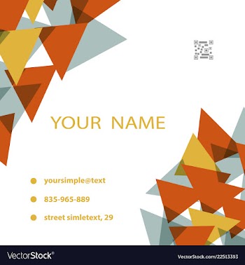Colorful geometric background simple shapes vector image