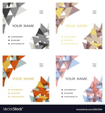 Colorful geometric background simple shapes vector image