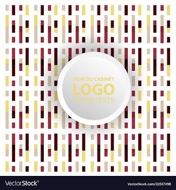 Colorful geometric background simple shapes vector image